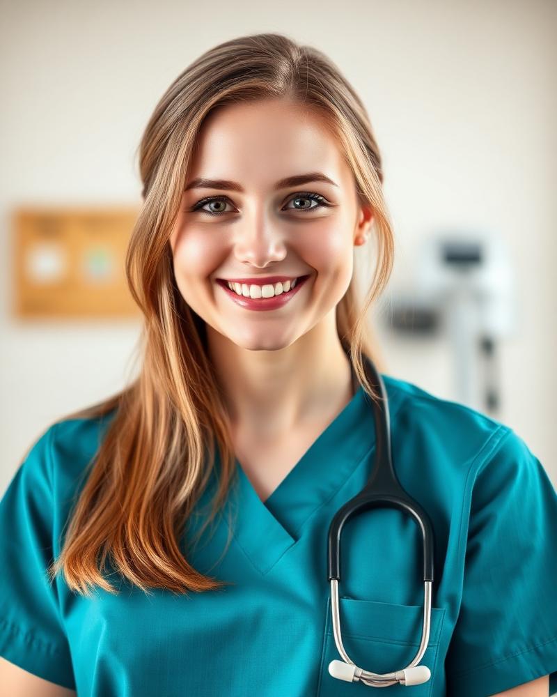 Portrett av Ina, veterinær ved Vettre Dyreklinikk